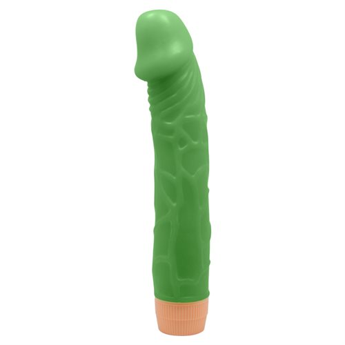 Green Devil dildo vibrator 22,5 cm.