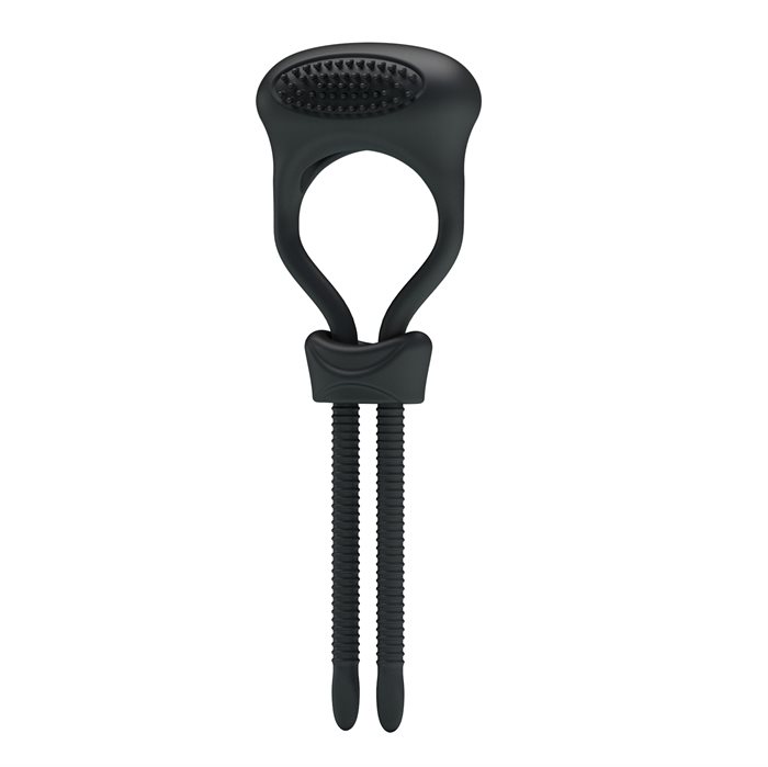 Pretty Love Curitis Sort Lasso penisring med vibration
