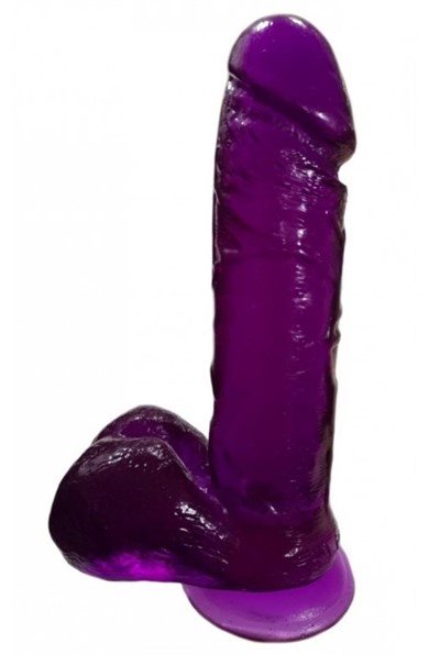 Purplelicious Lilla jelly dildo med sugekop 19cm