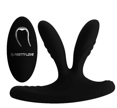 GoGasm Black G-Spot Trådløs tredobbelt vibrator