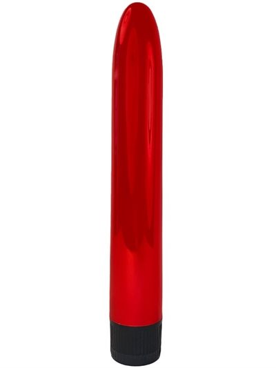 WOP Naturtro dyb rød dildo vibrator