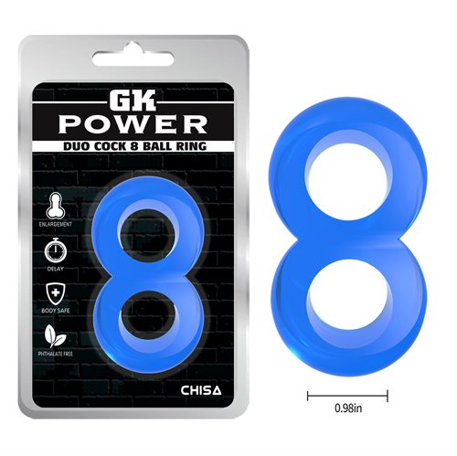 Blue 8 Ball Ring