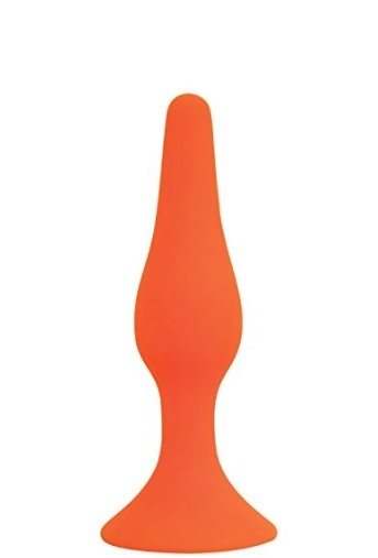 Orange Butt plug Medium, Ø 3,2 cm, 12,5 cm lang