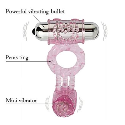 Twin Sweet Vibration Ring