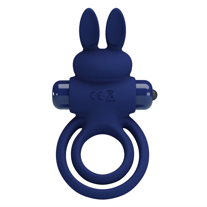Pretty Love SP Bunny Blue Cock n ball vibro penisring