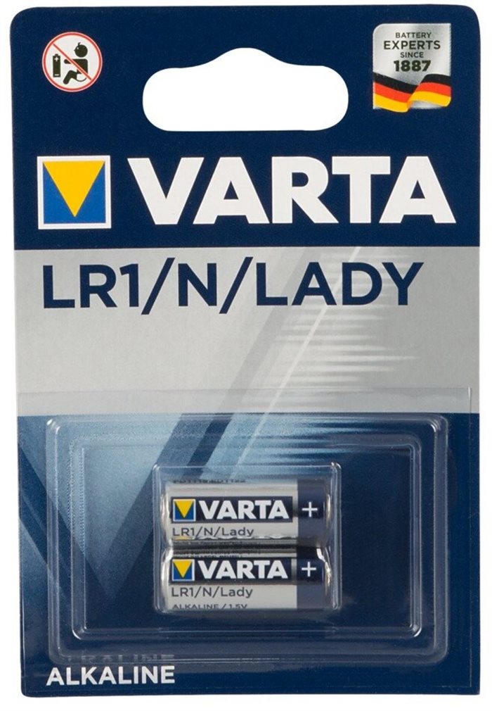 LR1/N/LADY Battery from VARTA in a set of 2
